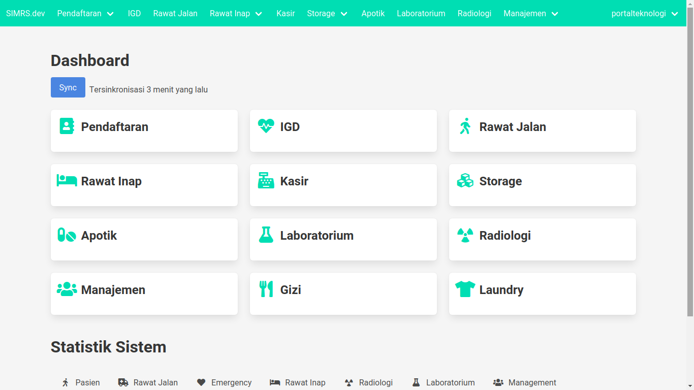 Source Code Aplikasi Sistem Informasi Manajemen Rumah Sakit (SIMRS ...